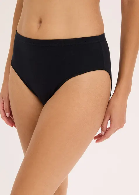 Truse med h&oslash;y midje og &oslash;kologisk bomull (7-pack), bonprix