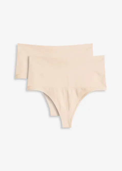 Seamless shape-stringtruse, lett formende (2-pack), bonprix