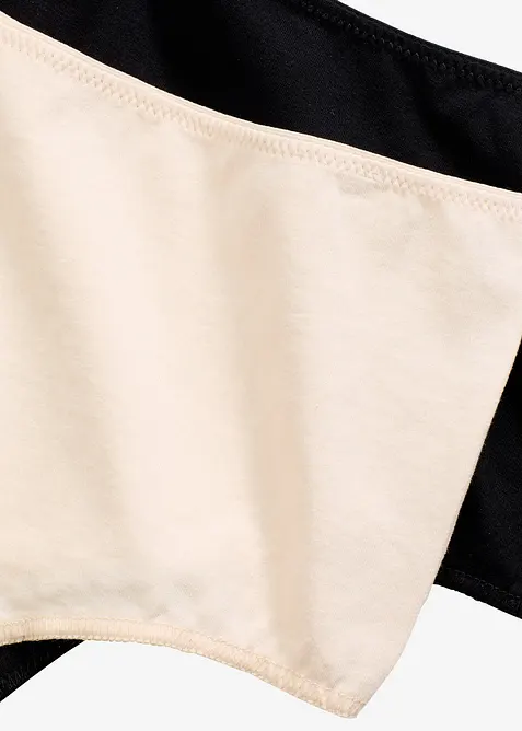 High Waist stringtruse med myk bomull(4-pack), bonprix