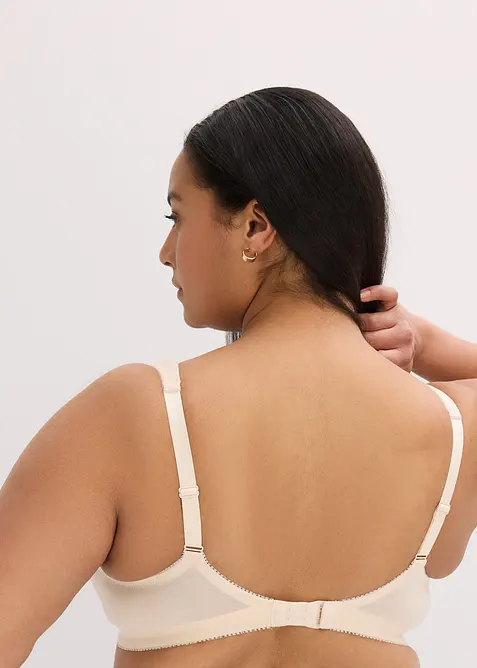 T-skjorte-BH med økologisk bomull (2-pack), bonprix