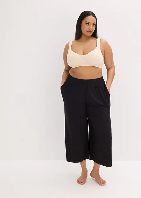 T-skjorte-BH med økologisk bomull (2-pack), bonprix