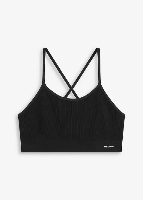 Feel Comfort Seamless-BH-topp med bryterrygg, bonprix