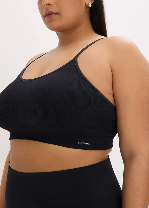 Feel Comfort Seamless-BH-topp med bryterrygg, bonprix