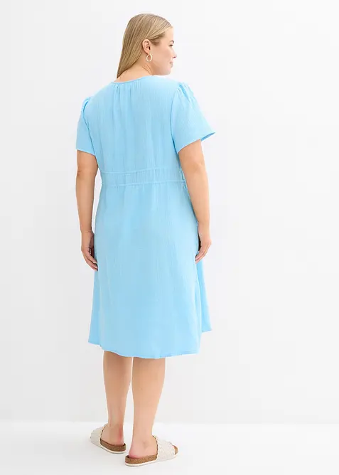 Tunikakjole i musselin, bonprix