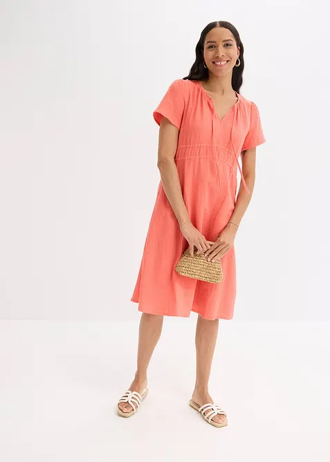 Tunikakjole i musselin, bonprix