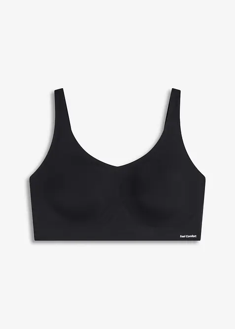 Vattert Feel Comfort Lasercut-BH uten spiler, med Jellyglue, bonprix