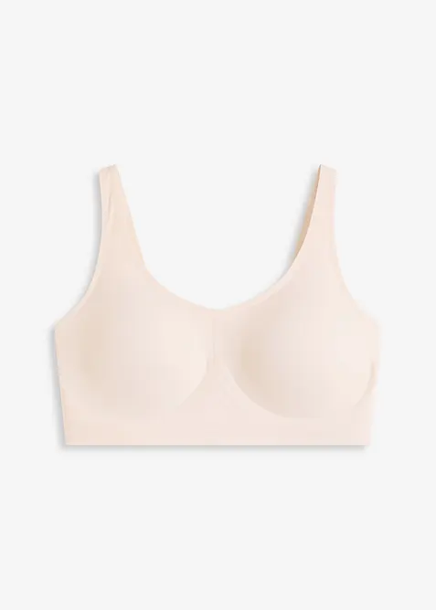 Vattert Feel Comfort Lasercut-T-skjorte-BH uten b&oslash;yle, bonprix