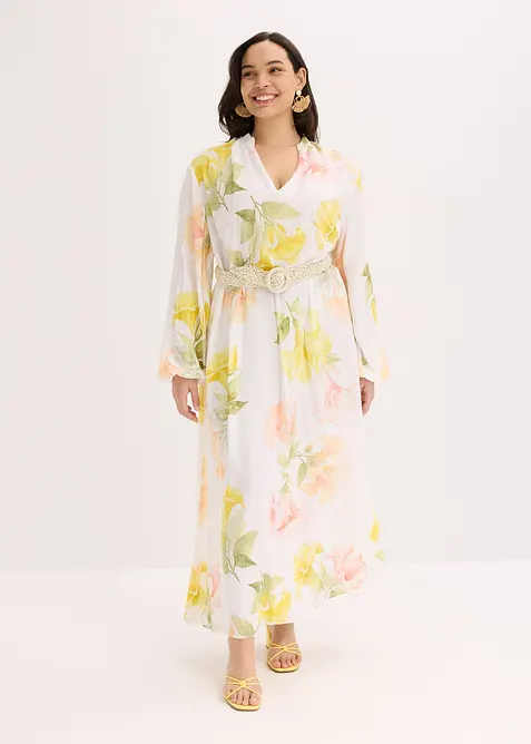 Tunikakjole i lett materiale, bonprix