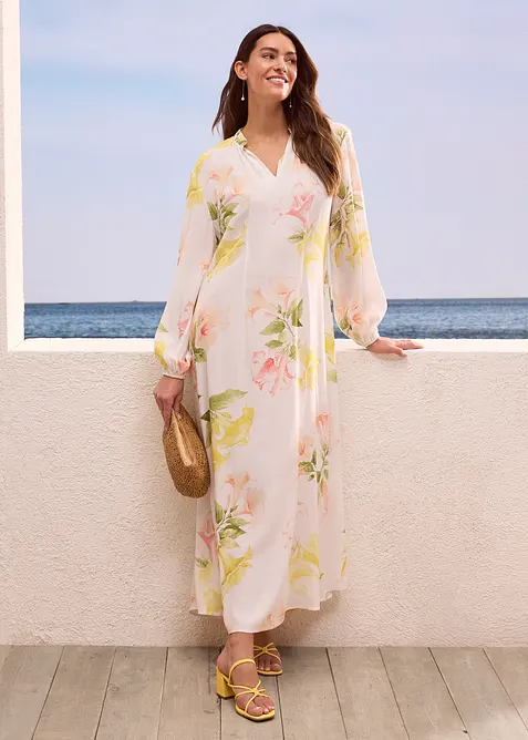 Tunikakjole i lett materiale, bonprix