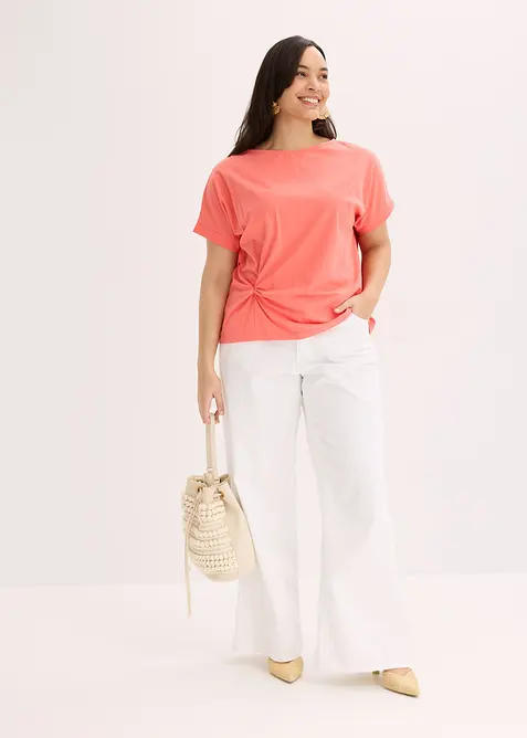 T-skjorte med knute, bonprix