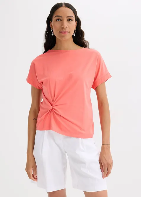 T-skjorte med knute, bonprix