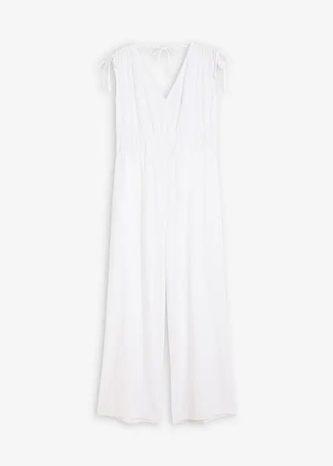 Jumpsuit i strukturert krepp, bonprix
