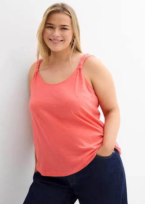 Singlet i 100% økologisk bomull, bonprix