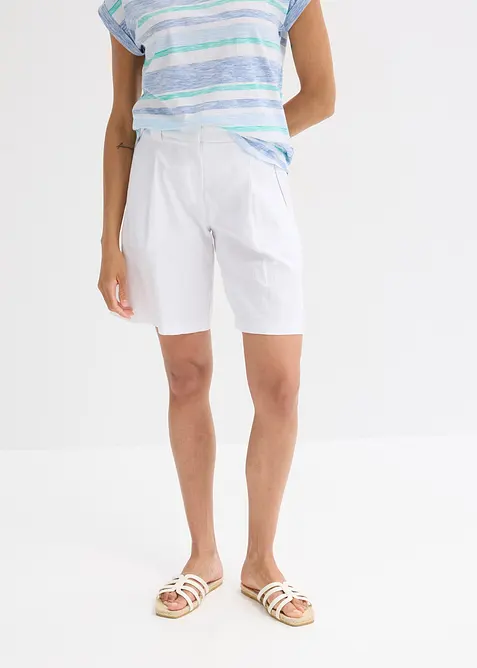 Shorts i lett linmiks, bonprix