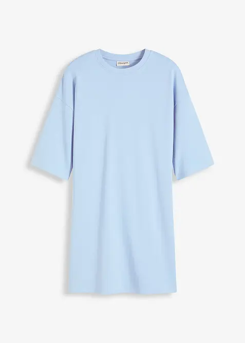 Oversized trikotkjole i formstabil &oslash;kologisk bomull, bonprix