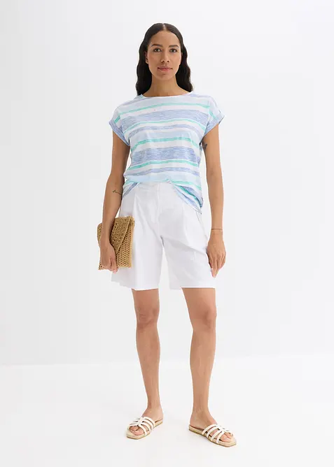 Shorts i lett linmiks, bonprix