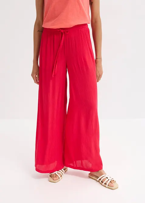 Vid bukse i lett viskose, bonprix