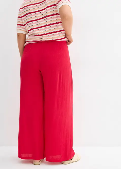 Vid bukse i lett viskose, bonprix