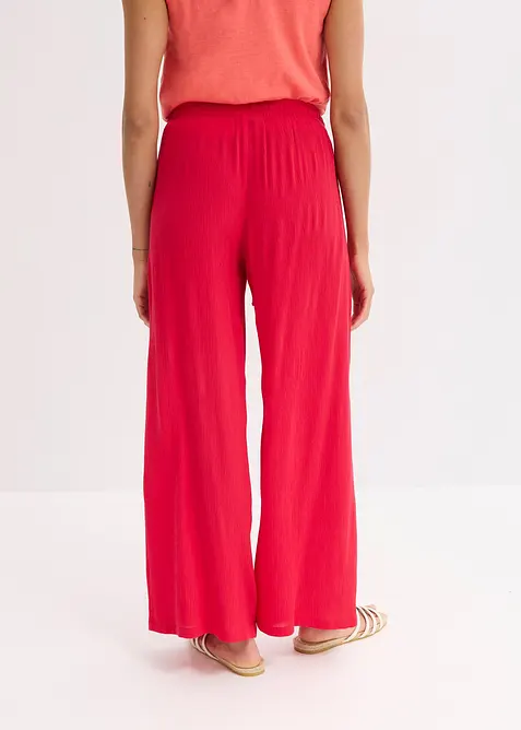 Vid bukse i lett viskose, bonprix