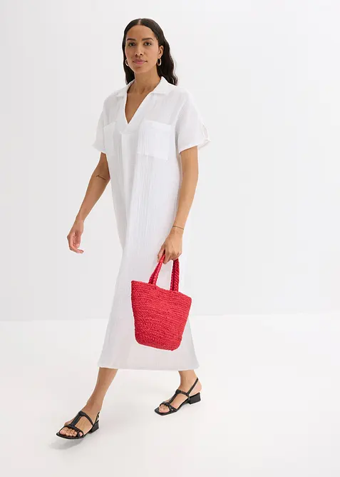 Kaftankjole i myk musselin, bonprix