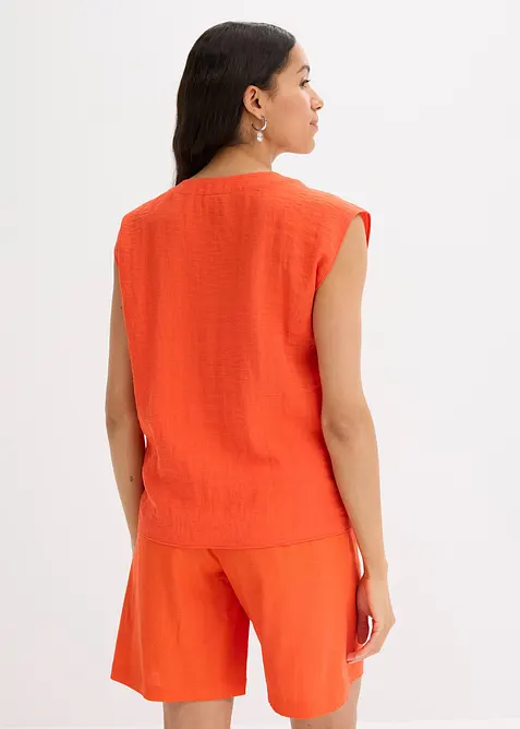 Blusetopp i lett viskosemiks, bonprix