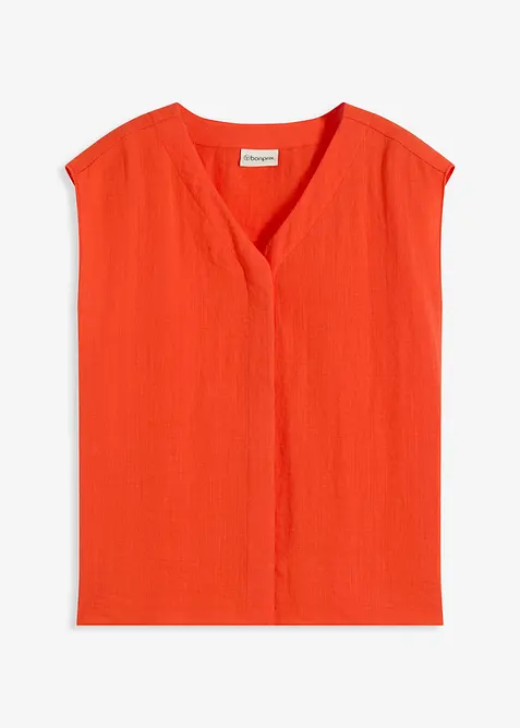Blusetopp i lett viskosemiks, bonprix