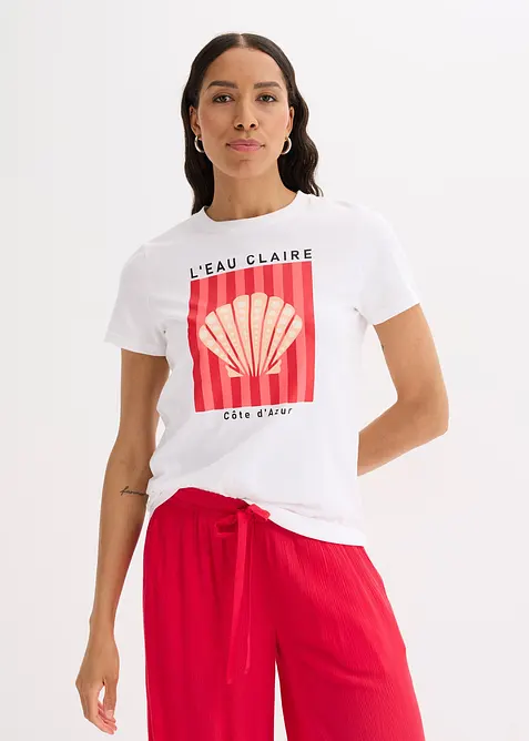 T-skjorte i 100% bomull, bonprix