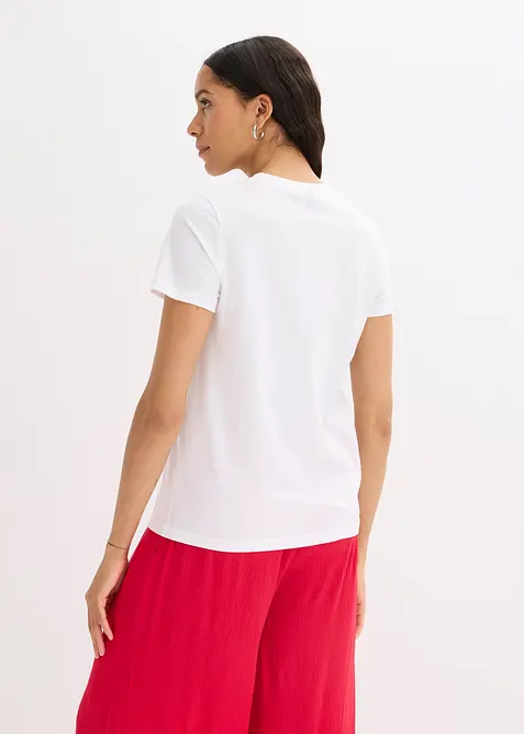 T-skjorte i 100% bomull, bonprix