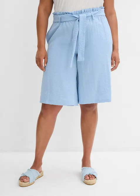 Pull on-bermudashorts i lett viskosemiks, bonprix