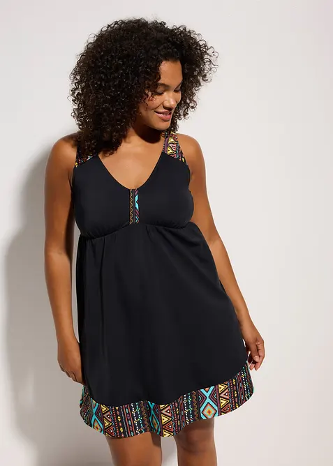 Badekjole, lang st&oslash;rrelse, av resirkulert polyamid, bonprix