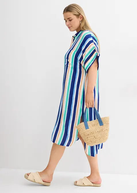 Skjortekjole i lett viskose, bonprix