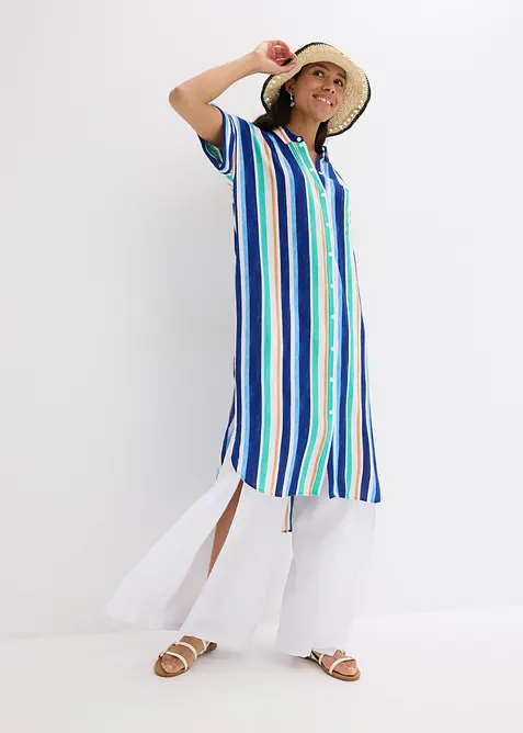 Skjortekjole i lett viskose, bonprix