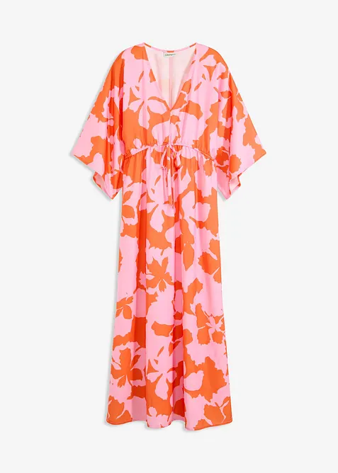 Maxikjole i lett sateng, bonprix