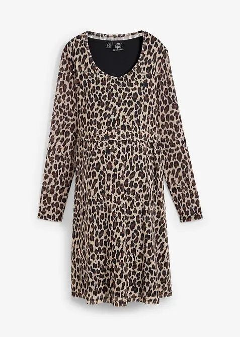 2i1-mammakjole og ammekjole med leopardprint, bonprix