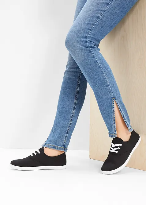 Sneakers i bomullskanvas, bonprix