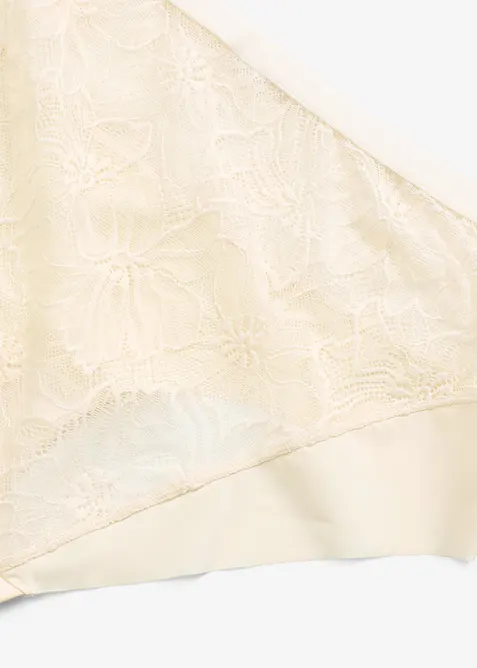 Maxitruse med lasercut og delikate blonder, bonprix