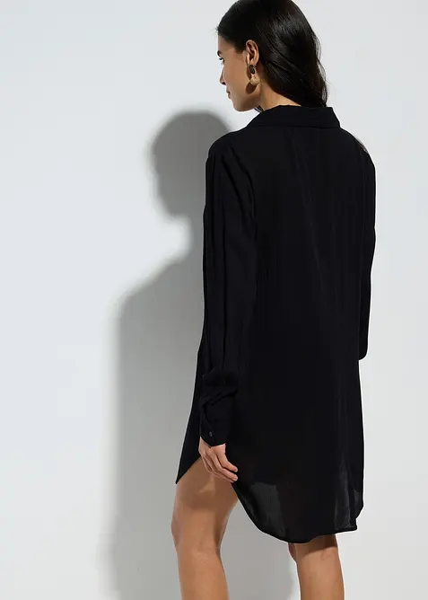 Lang strandbluse i lett viskose, bonprix