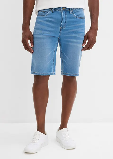 Bermudashorts i sweat-denim med komfortsnitt, Regular Fit, bonprix