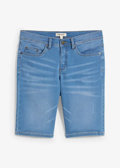 Bermudashorts i sweat-denim med komfortsnitt, Regular Fit, bonprix