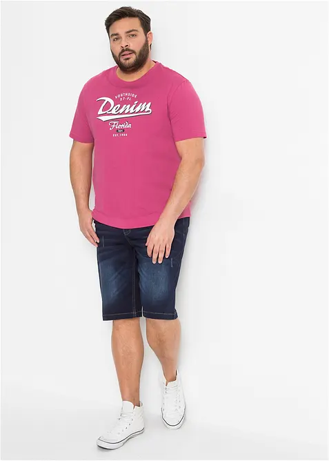 Bermudashorts i sweat-denim med komfortsnitt, Regular Fit, bonprix