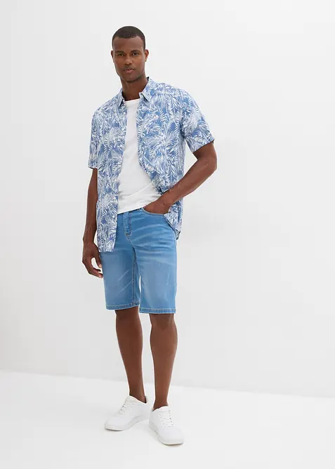 Bermudashorts i sweat-denim med komfortsnitt, Regular Fit, bonprix