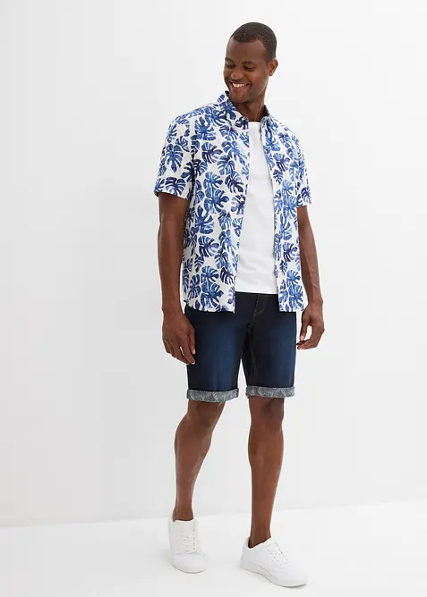 Bermudashorts i denim med stretch, Regular Fit, bonprix