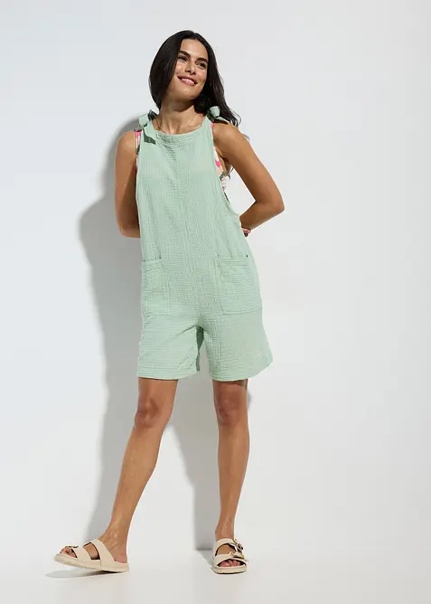 Strand-jumpsuit i lett musselin, bonprix