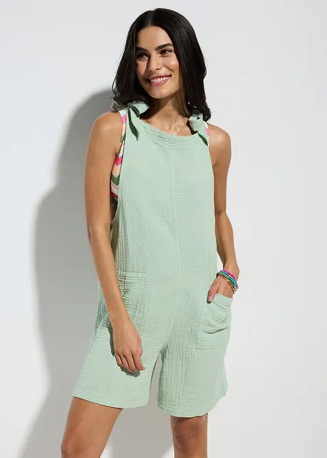 Strand-jumpsuit i lett musselin, bonprix
