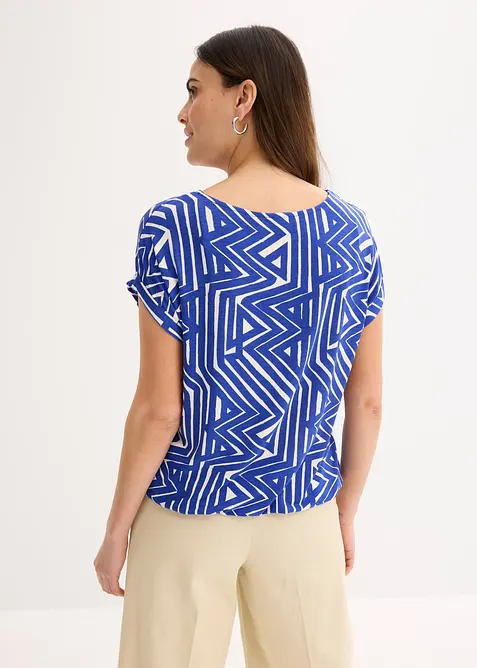 Oversized topp i lett viskosemiks, bonprix