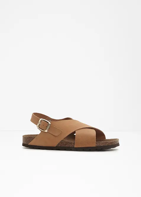Sandaler i skinn, bonprix