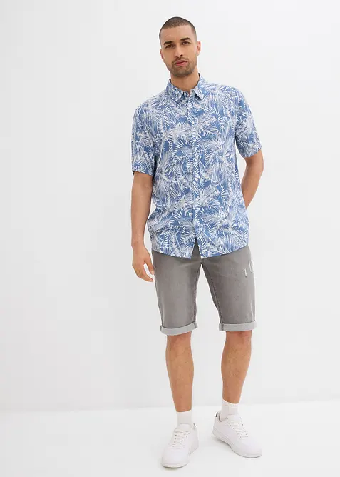 Kortermet skjorte i viskose, bonprix