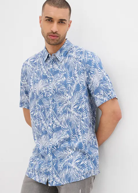 Kortermet skjorte i viskose, bonprix