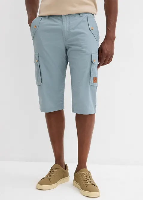 Cargo-bermudashorts i 100% bomull, Regular Fit, bonprix