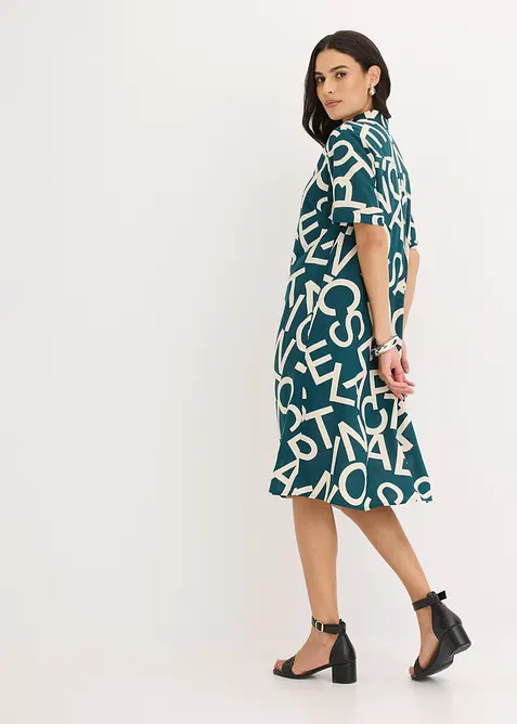 Kjole i lett viskose, bonprix